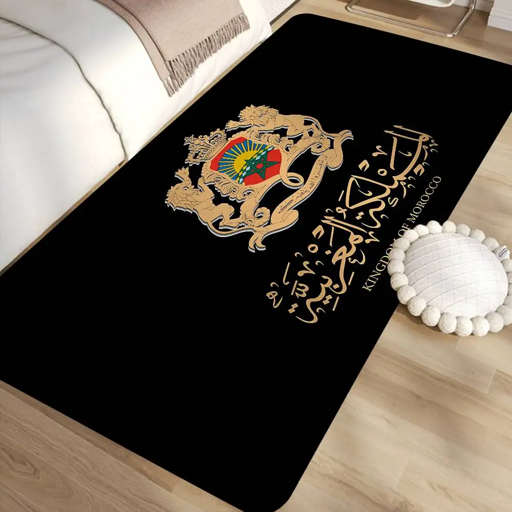 Morocco Map Flag Floor Carpet Nordic Style Home Doormat Bathroom-Toilet Mats Bedroom Hotel Decor Mat