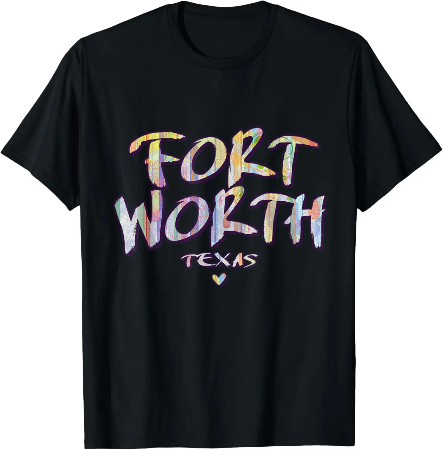

Fort Worth Texas - Fort Worth TX Watercolor Logo T-Shirt