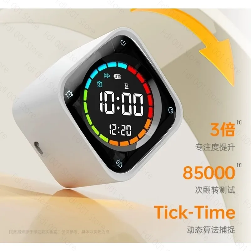Educational Study Timer TK3 4-in-1 Rotating Design Visual Countdown Timer for Kids Classroom Learning Aid