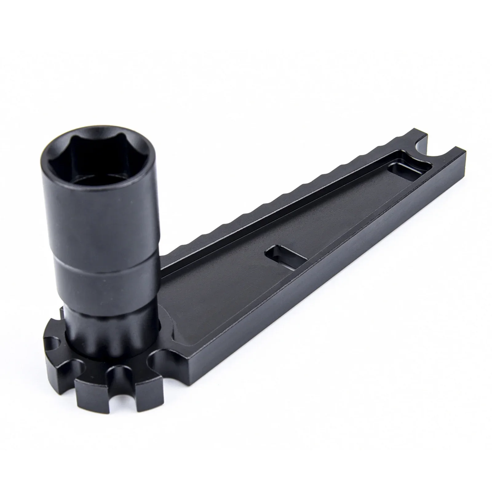 RC Car Maintenance Tool - 2in1: 17&8mm Hex Nut Installer + Adjustable Wheel Shunting Ruler, Solid Aluminum