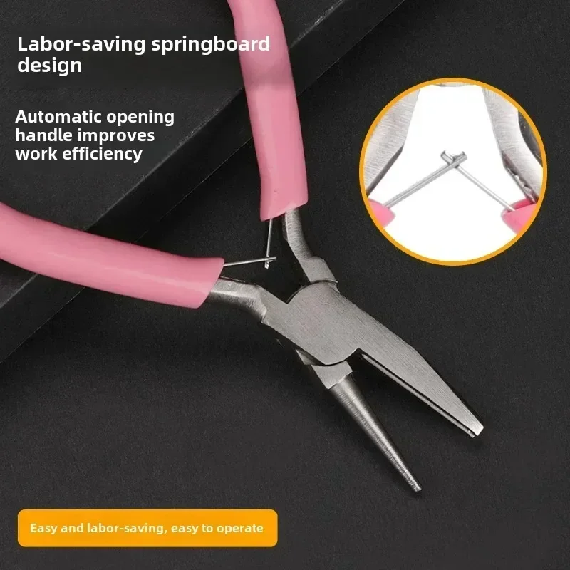 Professional Round Concave Pliers for Jewelry Making Mini Precision Wire Loop Ideal DIY Manual Tools Jewelry Making Supplies image 6