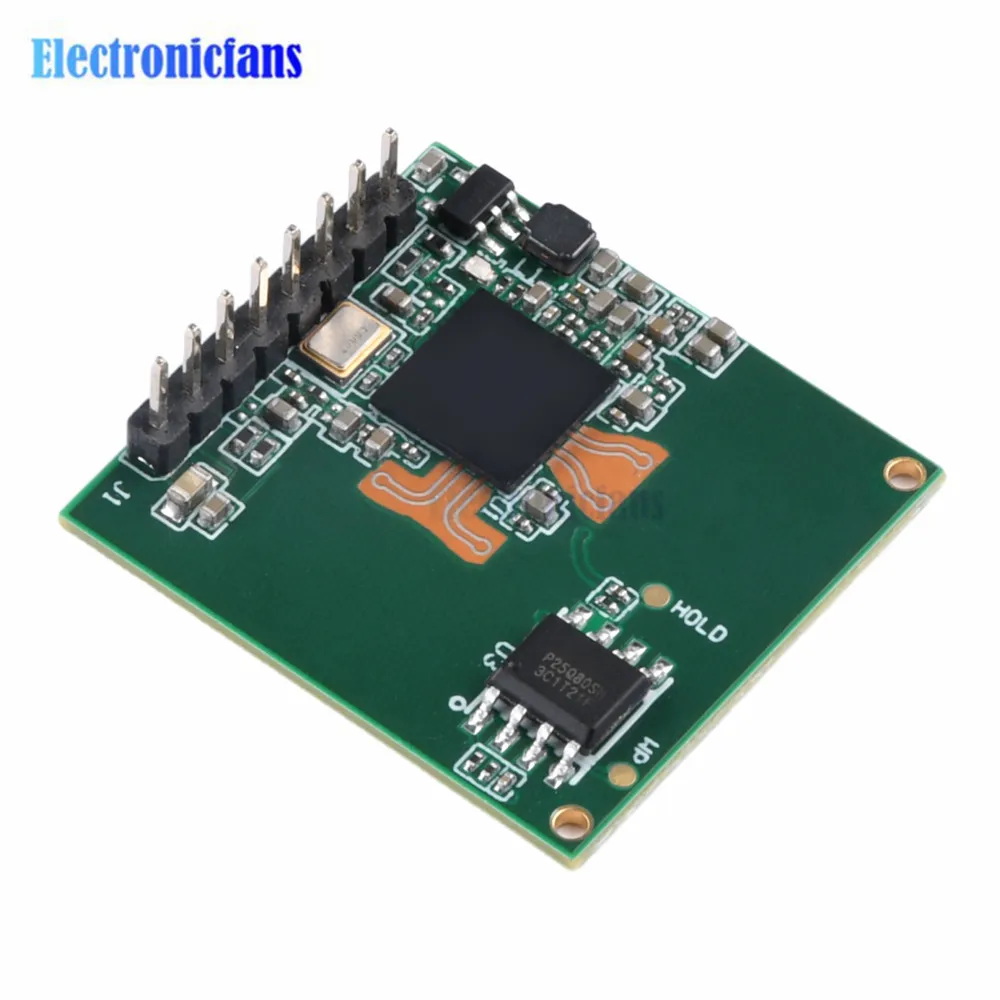 60GHz HLK-LD6002 FMCW radar module human respiratory alarm heart rate detection 600mA 3.3V 1.5m ISM 2T2R PCB 1MB flash