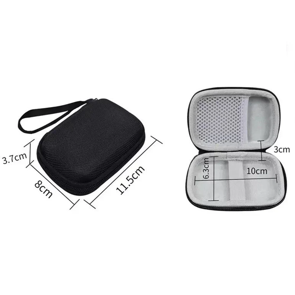 Fotografia 7: Estojo Rígido de EVA para Reprodutor de Música MECHEN D53 MP3, Bolsa de Armazenamento de Viagem à Prova de Choque de 2.4 polegadas