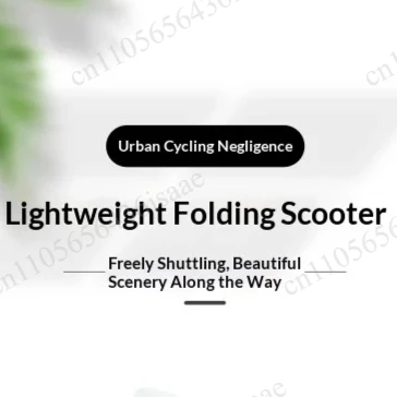 Foldable Adjustable Height Kick Scooter Large Wheel Hand Brake Two Wheel Commuter Scooter For Adult Teen Campus