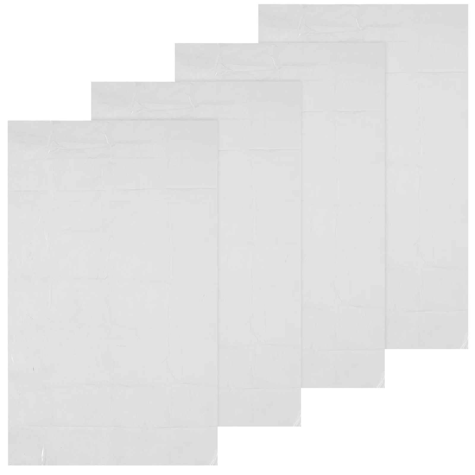 

4 Pcs Large Clear Plastic Storage Bags 40x60 Inches Reusable Extra Luggage Furniture Dust Proof Foldable Travel