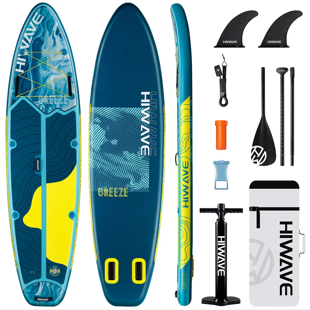 Myboat HIWAVE SUP Board 11'34''6 ''الكبار الدائمة نمط المائية نفخ مجداف المجلس مع الملحقات الفرعية الألعاب في الهواء الطلق #1