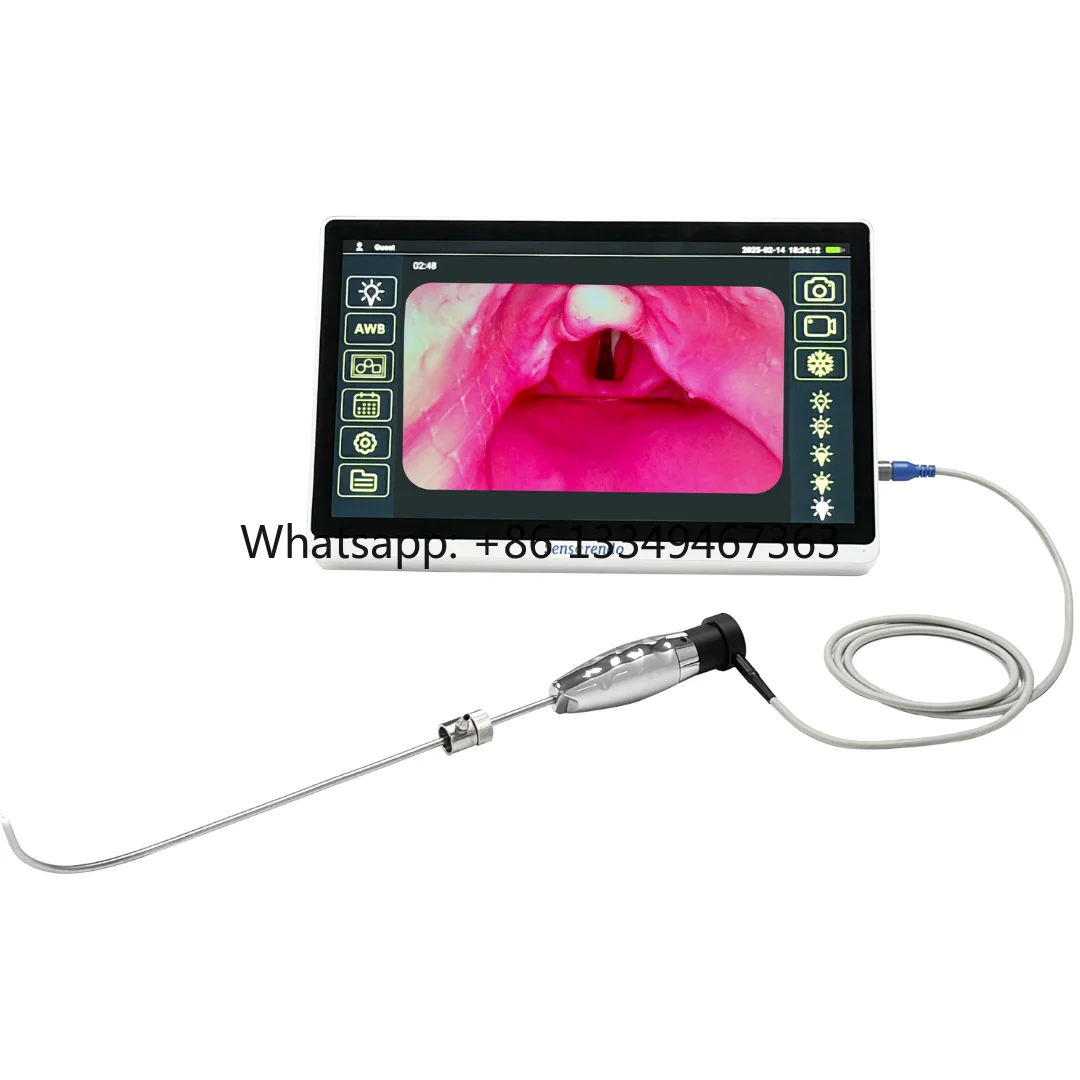 Electric Powered Metal Video Model Touchscreen Difficult Intubation Stylet