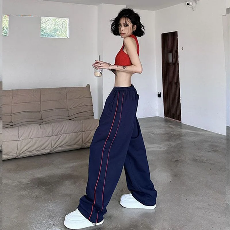 

Y2k Streetwear Sweatpants Women Korean Fashion 2023 Spring Wide Leg Pants Vintage Casual Loose Joggers Cool Trousers