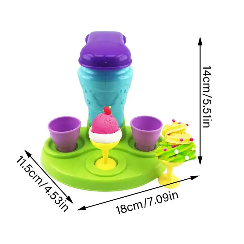 Brot Nudel Eis Maschine Ton Form Werkzeug Set Kinder Spielzeug Haut Schlamm Handgemachten Ton Pretend Spielen Teig Spielzeug Entwicklungs