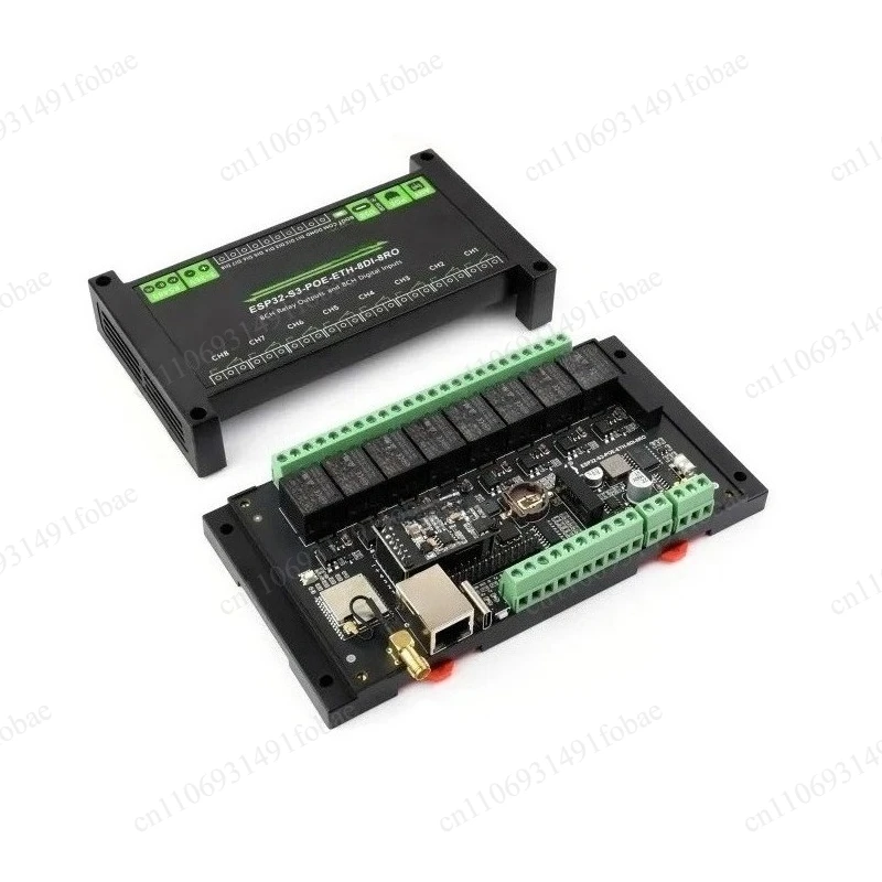 8 Channel Industrial WiFi Relay Module ESP32-S3 Isolated RS485 Dual Core Processor IoT Control Board