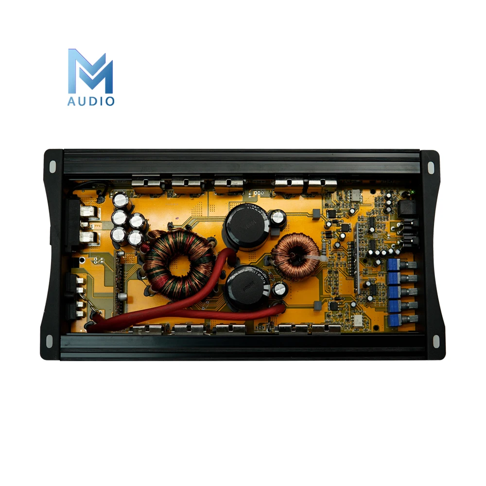 Oem/Odm Versterker Audio Auto 1 Kanaal 10000 Watt Auto Versterker Klasse D Mono Block Dsp Audioprocessor Car14.4 V