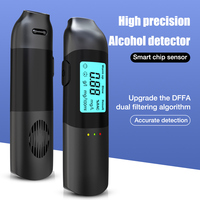 New Alcohol Breathalyzer Portable Digital Alcohol Detector ASIC Chip Rechargeable Alcohol Tester Drunk Driving Testing Tool