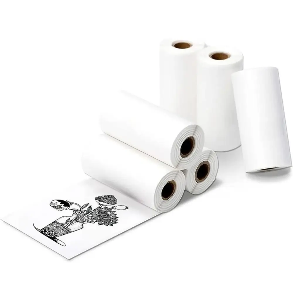 Paper Sticker Mini Thermal Paper White Self-adhesive Thermal Labels Price Tag