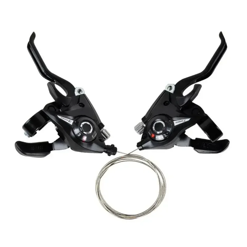 1Pairs EF51 One-piece Finger Pivot 21 Speed 24 MTB Brake Change One-piece Bike Shifter Brake Accessories Speed 3*7 3*8