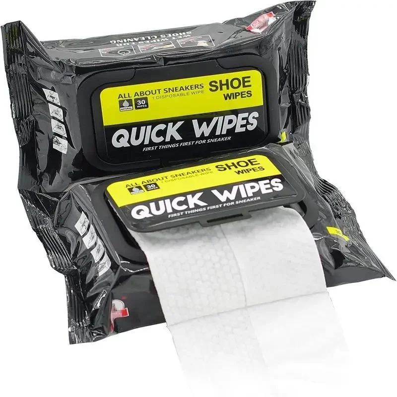 Quick Cleaning Wet Wipes White Shoes Sneaker Cleaning Wipes Shoe Cleaners Travel Portable Sneaker Disposable