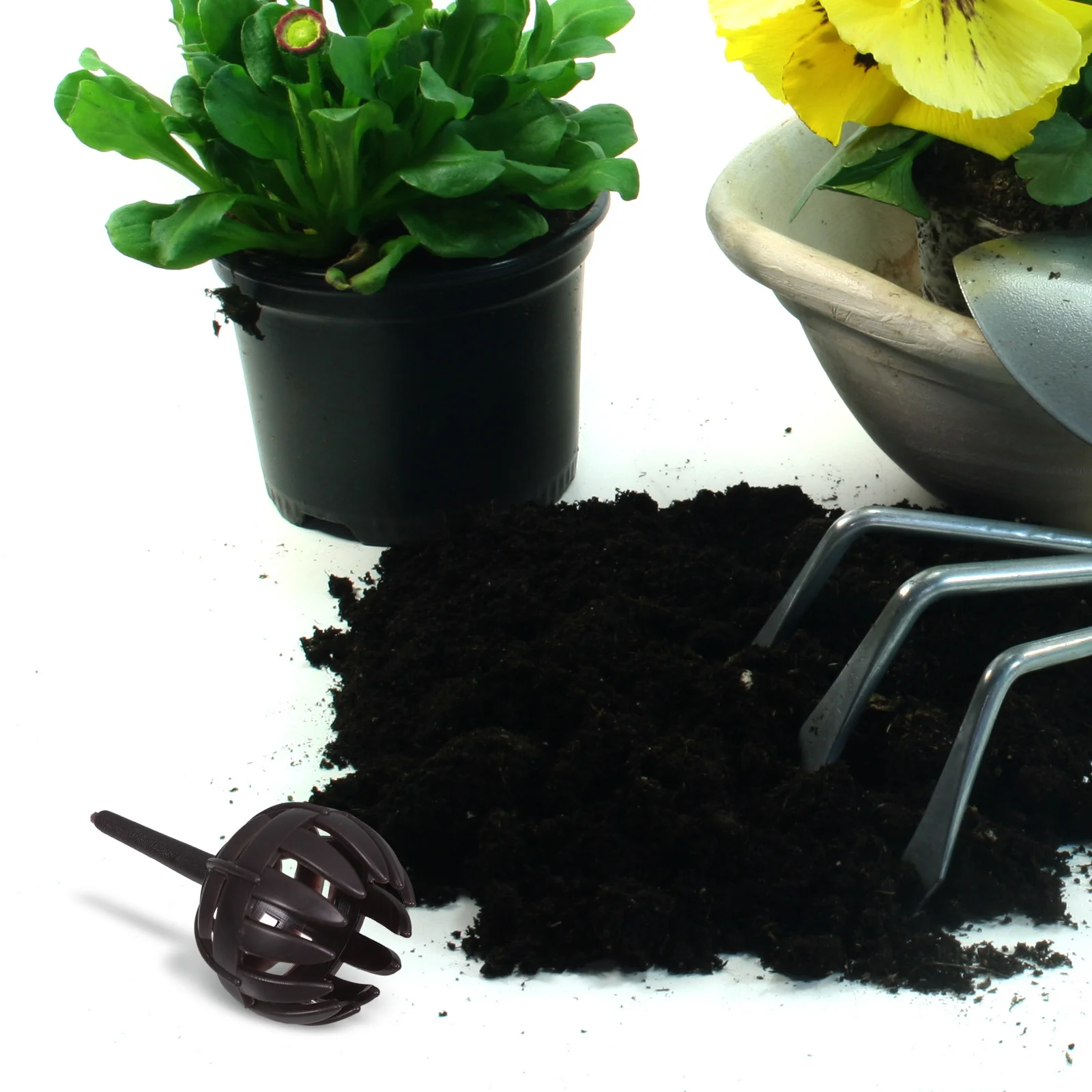 

20pcs Bonsai Fertilizer Box Abs Plastic Slow Release Fertilization Container For Orchid Succulent Plant Garden Use Nutrition