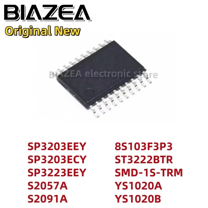 1piece SP3203EEY SP3203ECY SP3223EEY S2057A S2091A 8S103F3P3 ST3222BTR SMD-1S-TRM YS1020A YS1020B TSSOP20