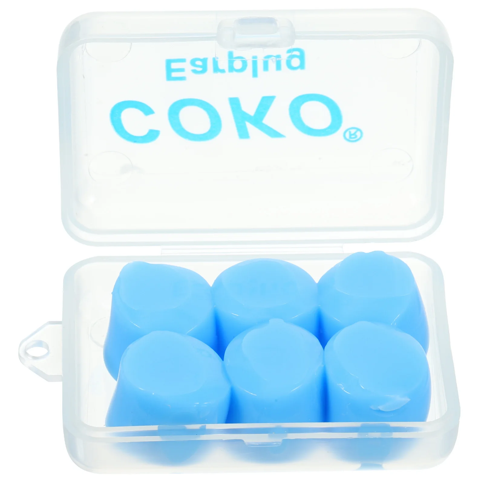 

3Pairs Noise Reduction Silicone Ear Plugs Swimming Sleeping Flying Protective Earplugs Water Bath Earplugs Blue