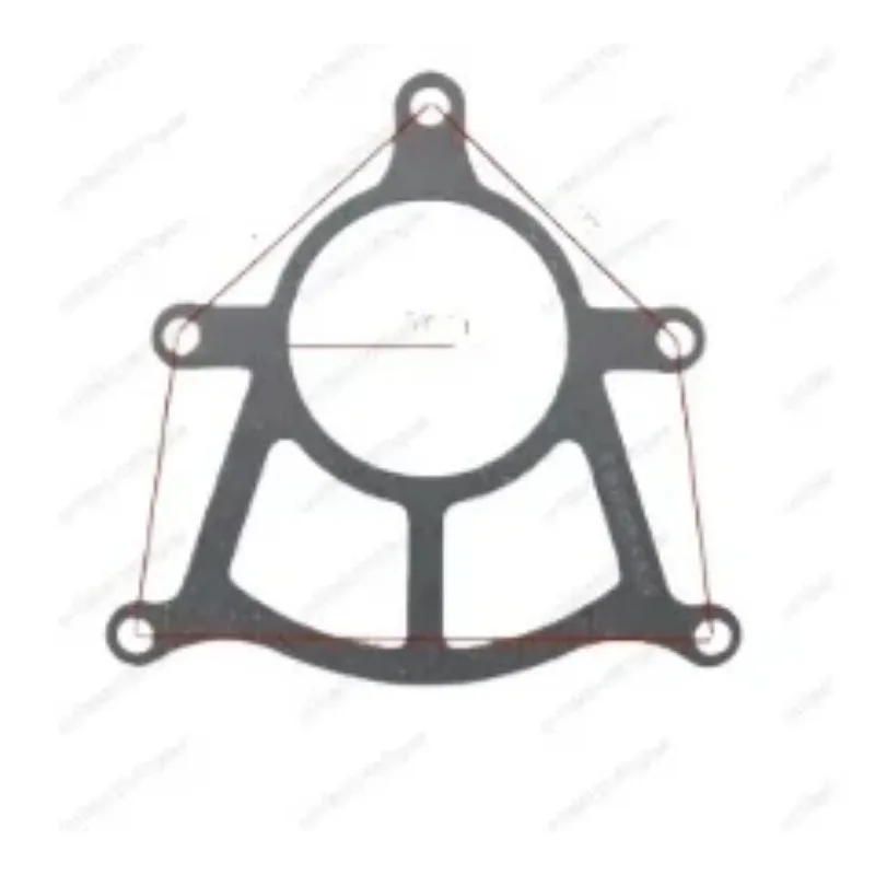 Five-Hole Paper Motor Gasket Y Universal Type for EV Differential Motor Rear Axle Pad