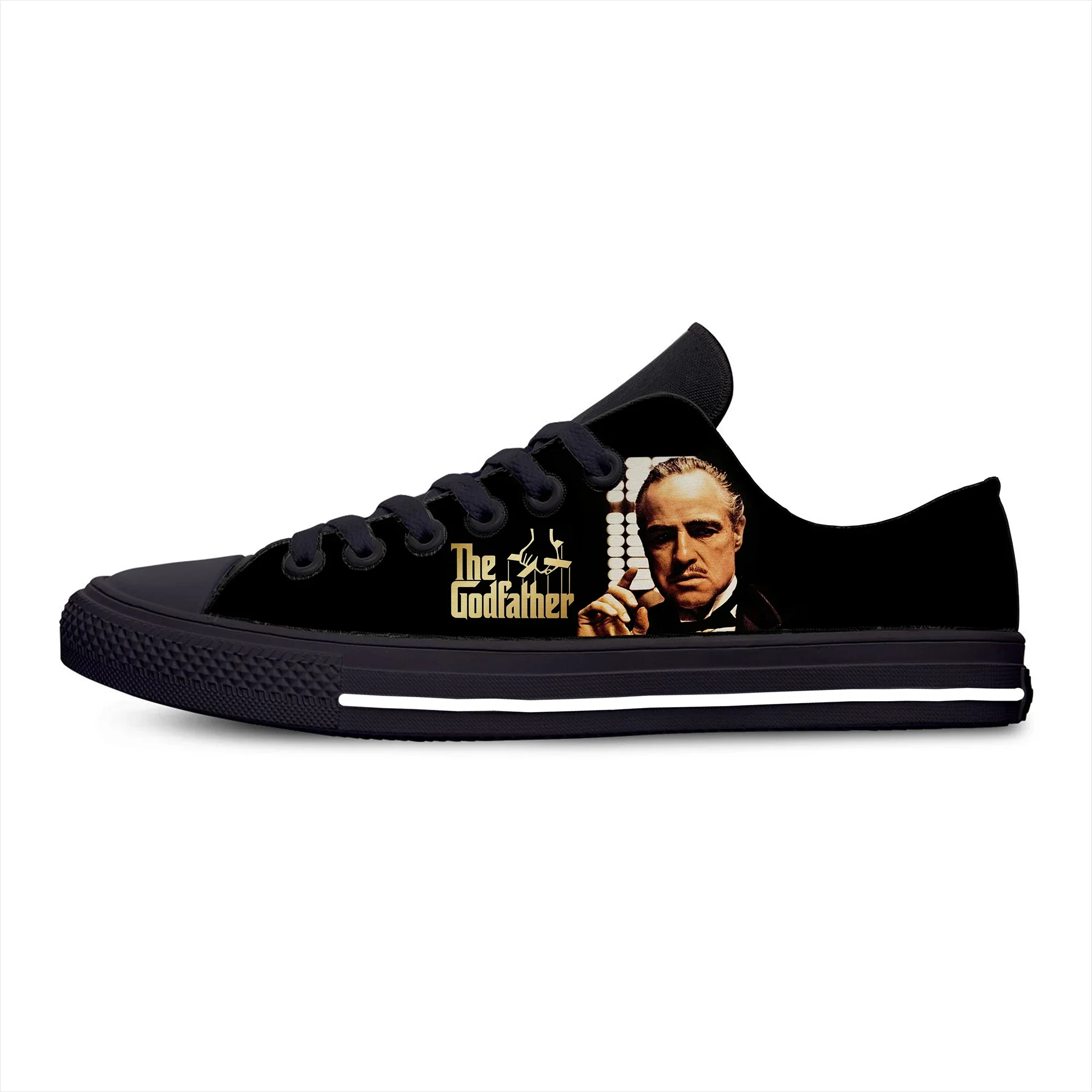 Movie Godfather Trilogy Fashion Cool Funny Classic Casual Cloth Shoes Low Top Lightweight Breathable 3D Print Men Women Sneakers