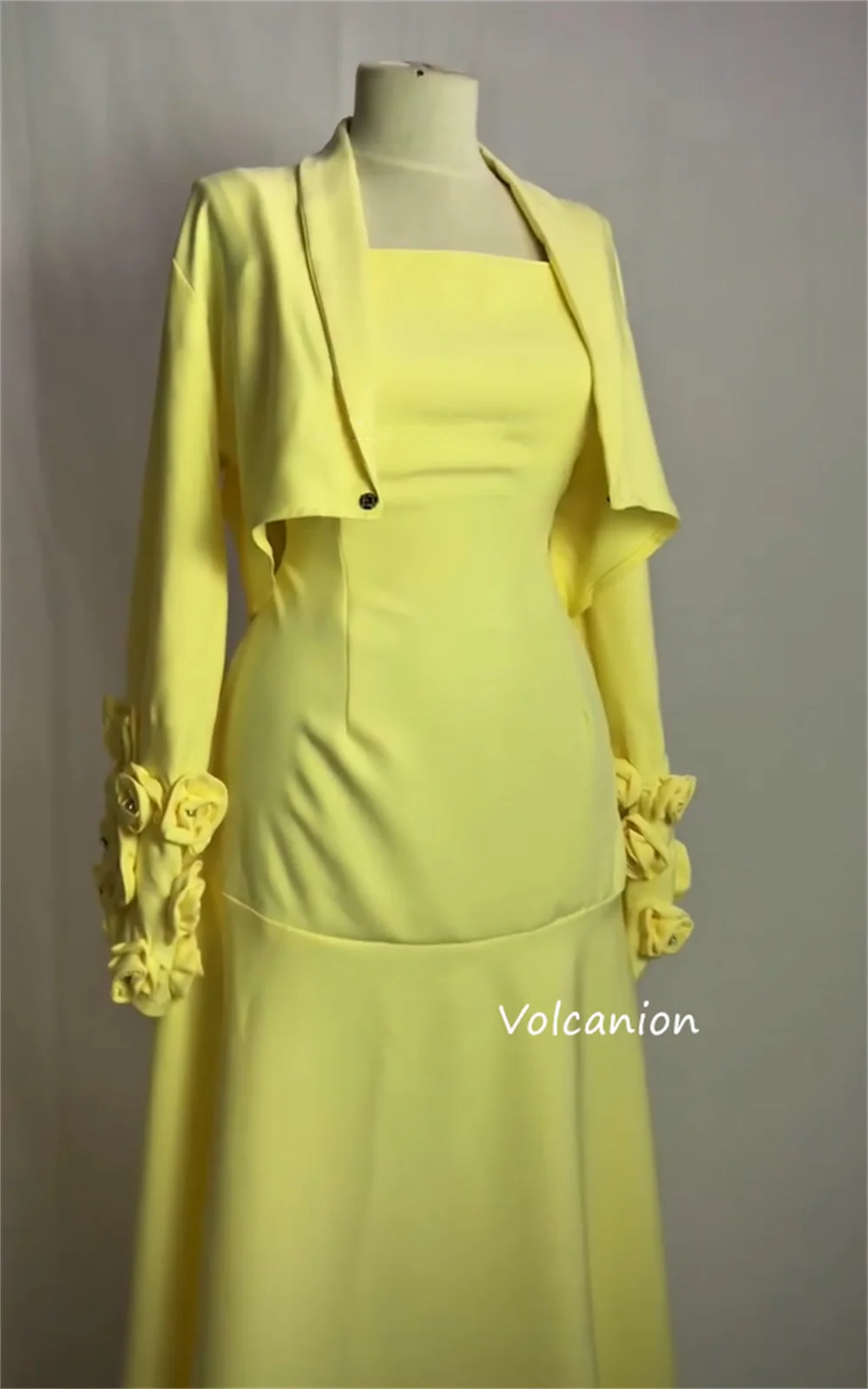 Personalizado jérsei applique a linha poretrait midi vestidos sob medida ocasião baile casual simples estilo moderno