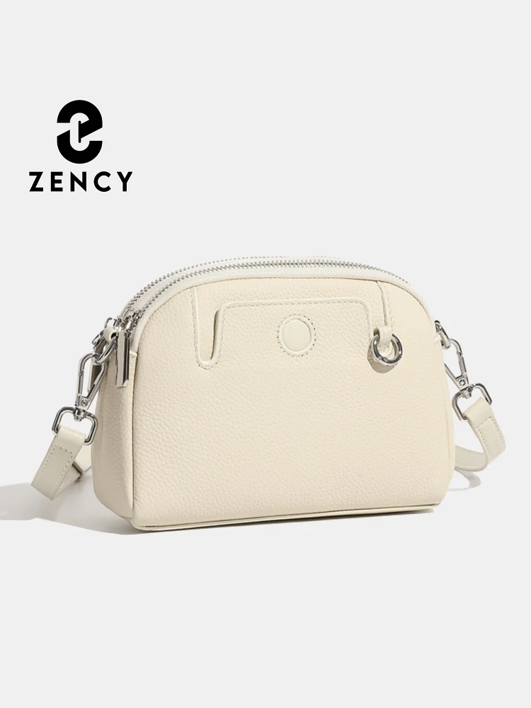 

Zency новый бежевый коричневый маленький женский кошелек из натуральной кожи женская сумка через плечо сумка для телефона для ежедневного использования