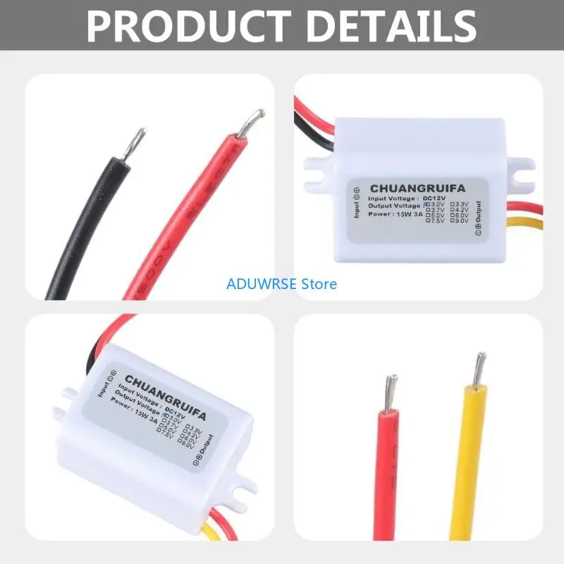 

Q6PE Converter 12V Step Down To 3V 3A 15W Power Supply Module for DC