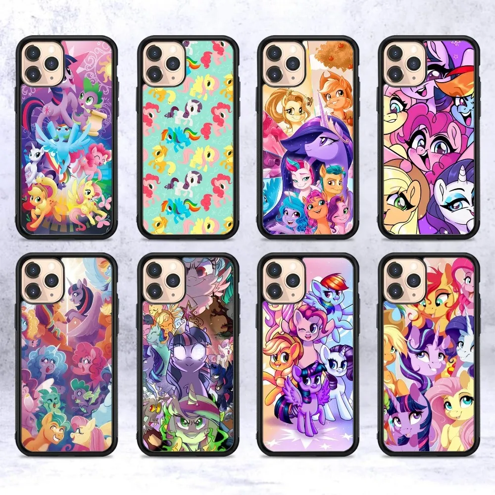 M-My Little P-Pony Phone Case Silicone PC+TPU For Samsung S10 20 30 22 23 24 Plus Lite Ultra Cover