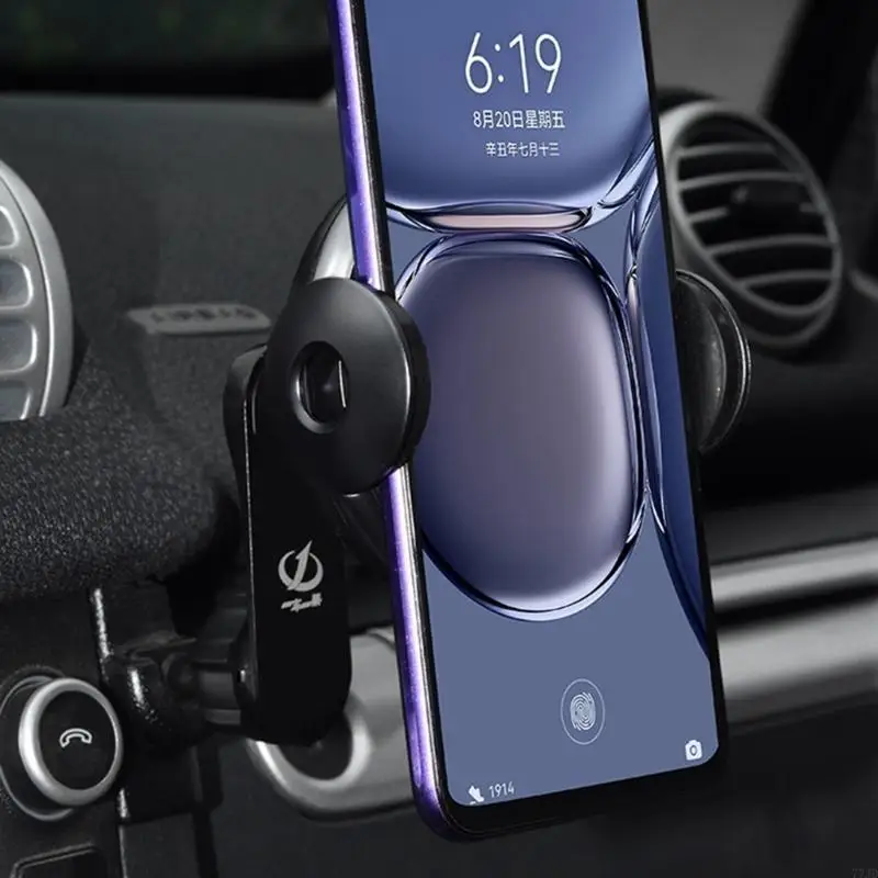 77JD 조절 가능한 17mm 볼 조인트 확장자로드 알루미늄 랙 자동차 통풍구 전화 마운트