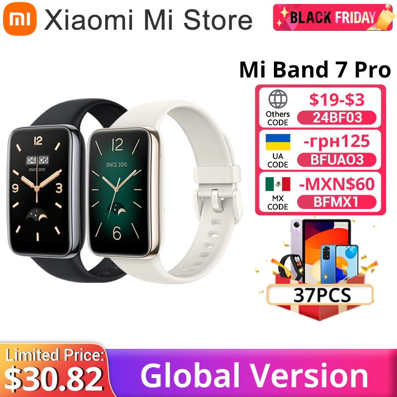 [Fast Delivery]Global Version Xiaomi Smart Band 7 Pro Bracelet 1.64