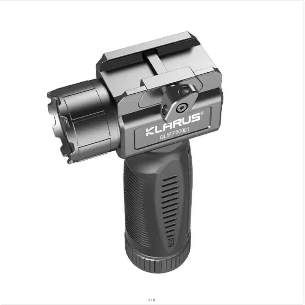 Vertical Tactical Foregrip Flashlight GL5 Integrated design, giving consideration to lighting and grip, increasing the stability