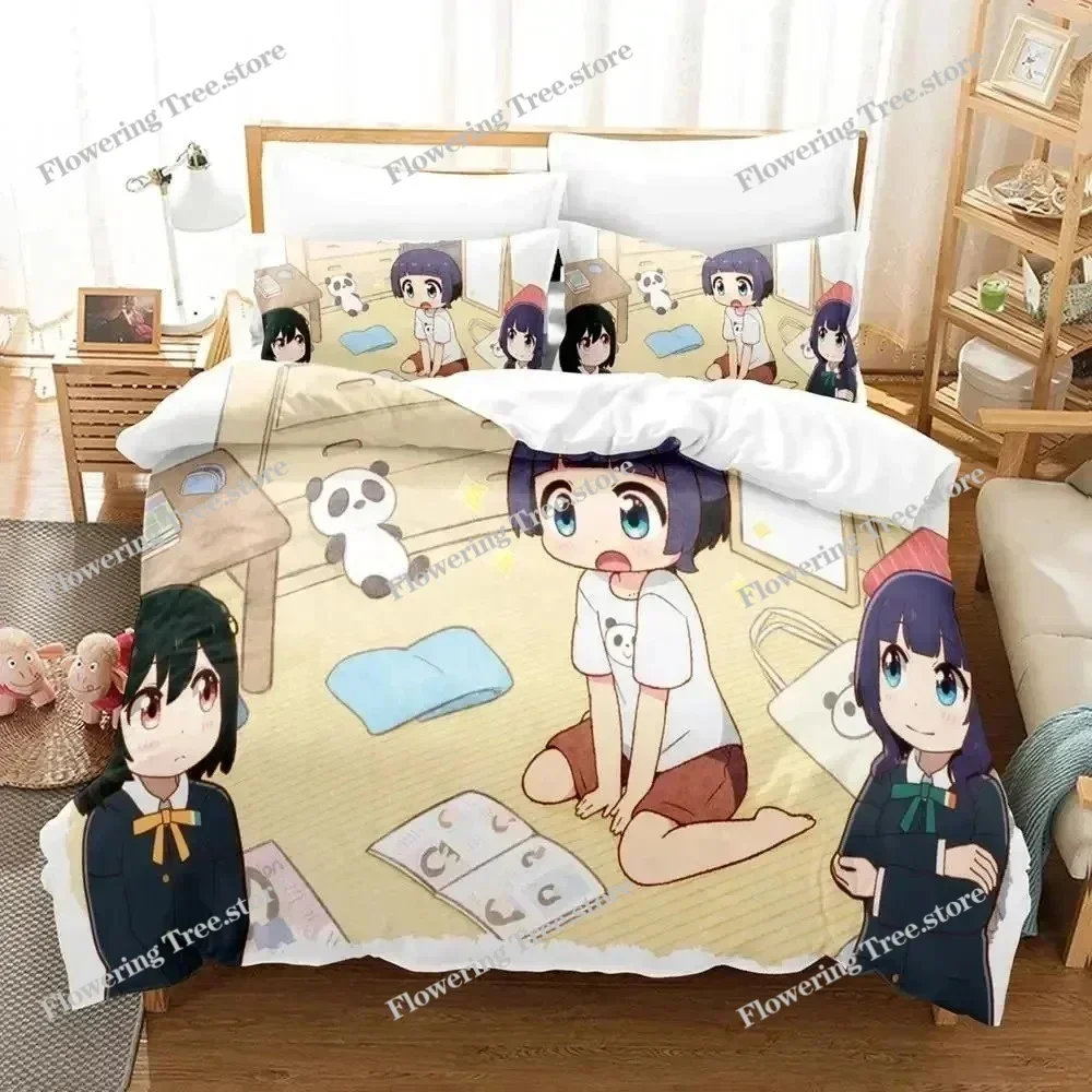 Anime Nijiyon Animation Bedding Set Boys Girls Twin Queen Size Duvet Cover Pillowcase Bed Kids Adult Fashion Home Textileextile0