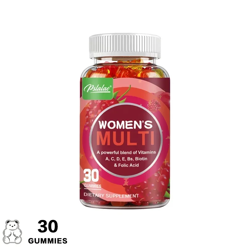 Women's Multivitamin Gummies - Contains Vitamins A, C, D, E, B, Biotin and Folic Acid