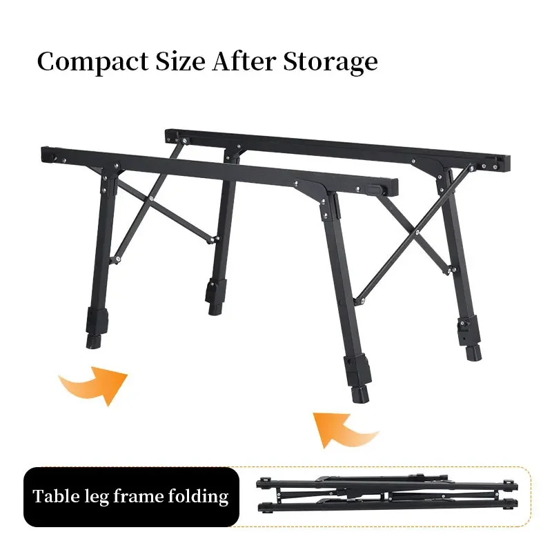 Easy-Carry Folding Table Camping Lightweight Outdoor Camping Lifting Table Aluminum Barbecue Folding Camping Table