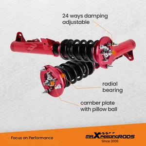 24 -way -Gewinde für BMW E36 318i 323i 325i 328i Spulenstütze Federsuspensionsunterstützung 8 Hauptverkaufsfedern BMW E36 - №1