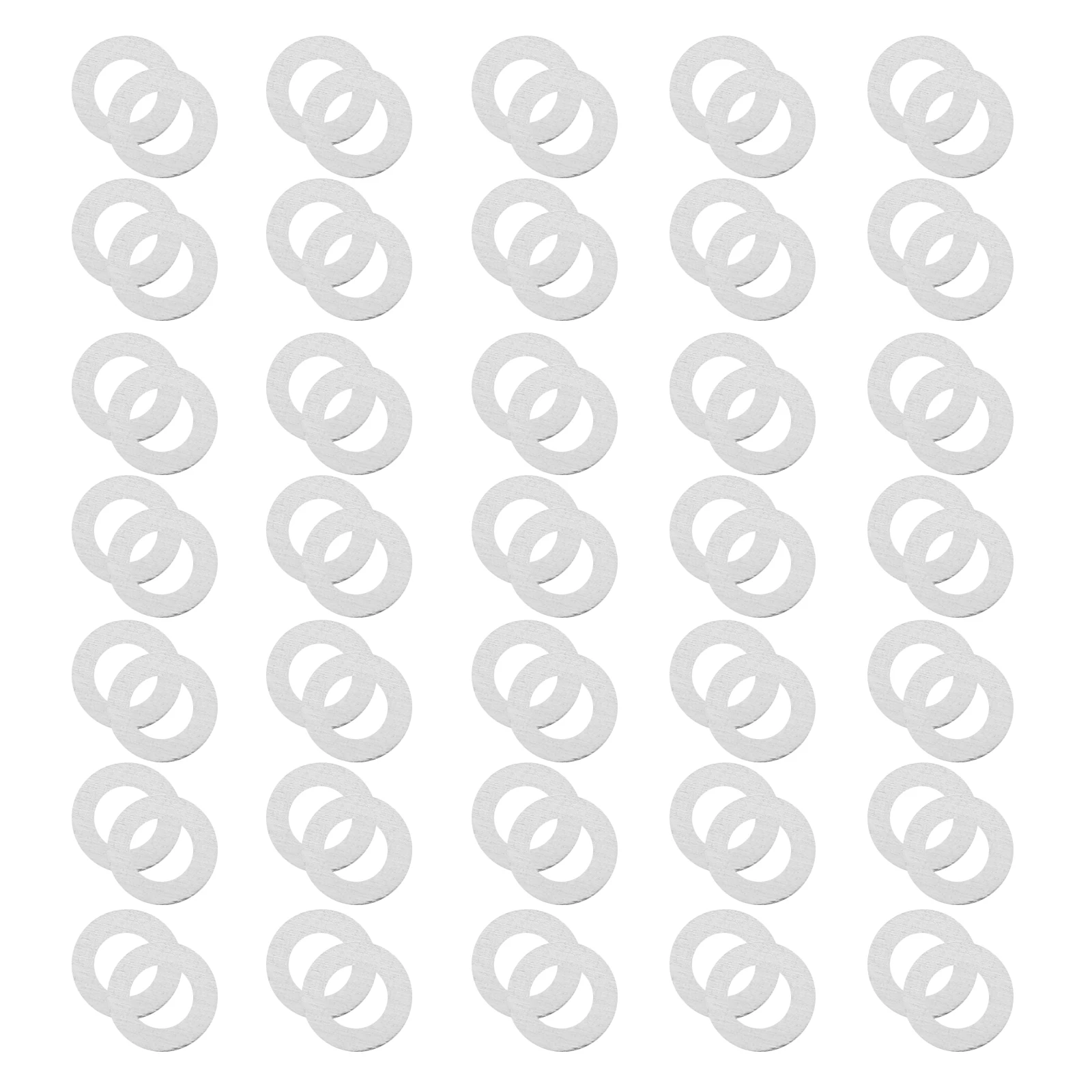 

200 pcs Metal Flat Washers Eyeglass Frame Accessories Repair Kit for Rimless Glasses Hardware Spacers Inserts Cushions Screws