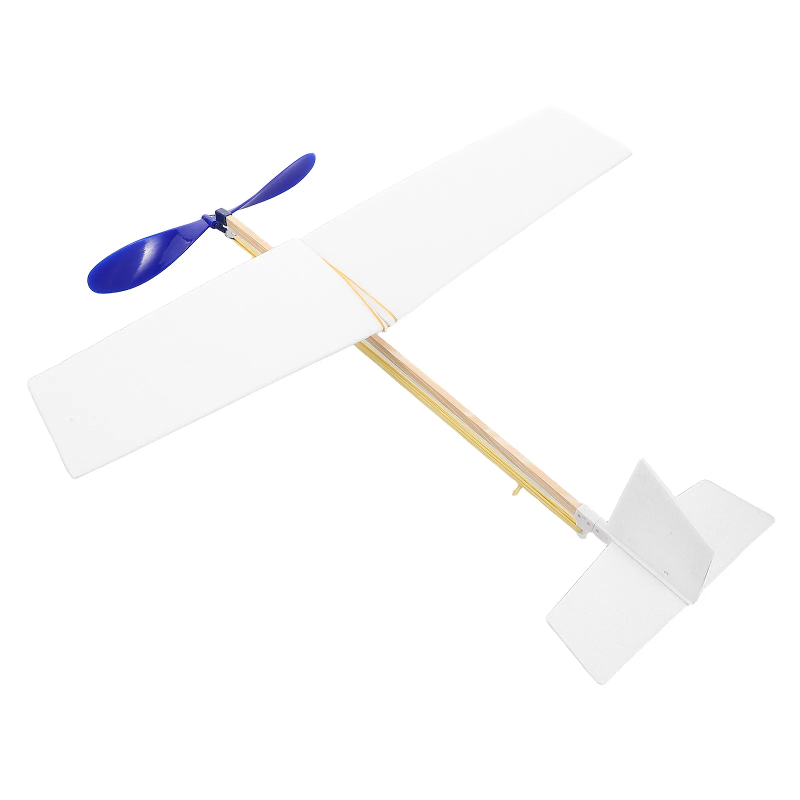 

DIY Foam Glider Airplane Rubber Band Powered Educational Plane Kit Easy to Assemble Paint Design Indoor Outdoor Flying for Kids