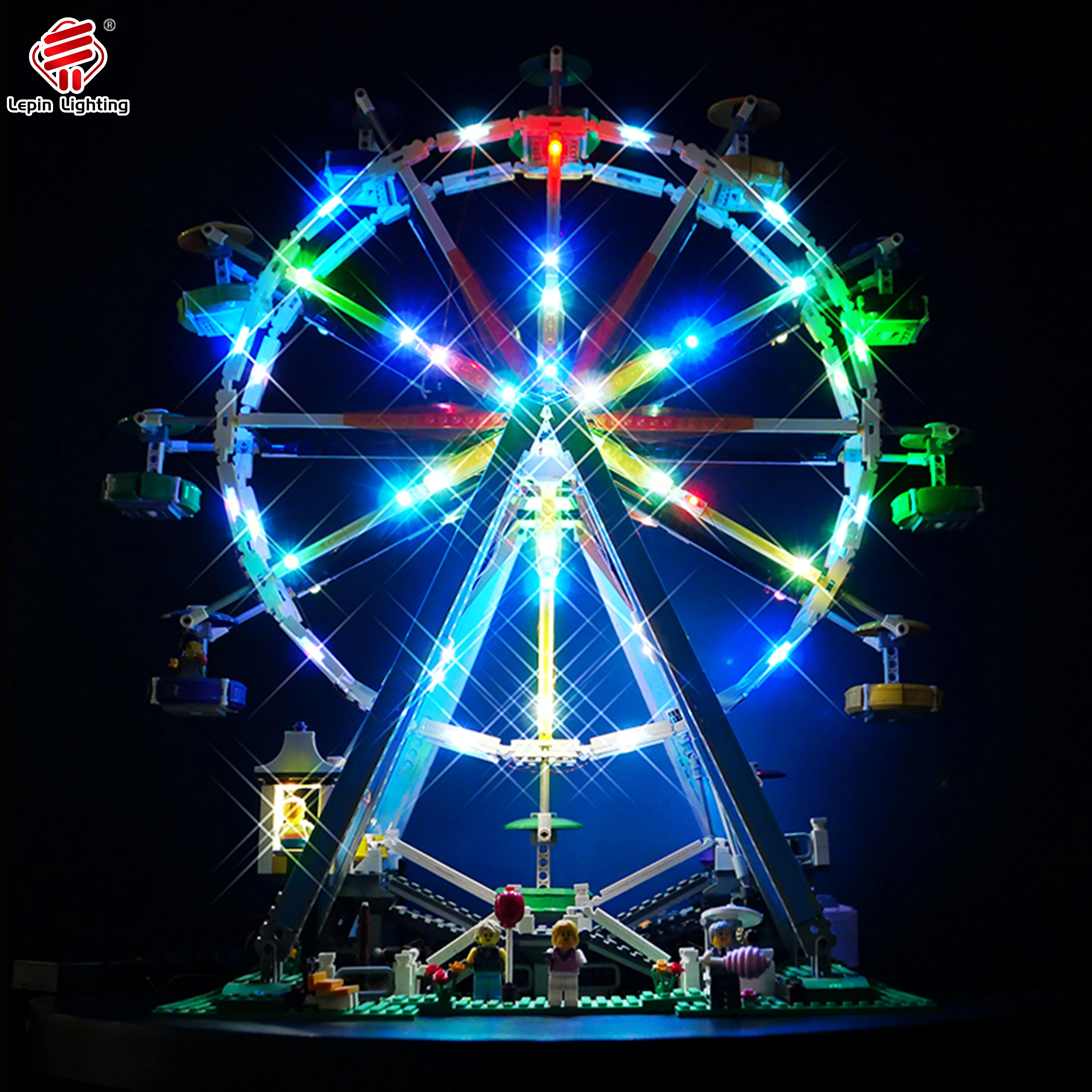 

LED Lighting Kit Compatible with 10247 Ferris Wheel Building Blocks Model Decorative Light Set for Display (Lights Only)