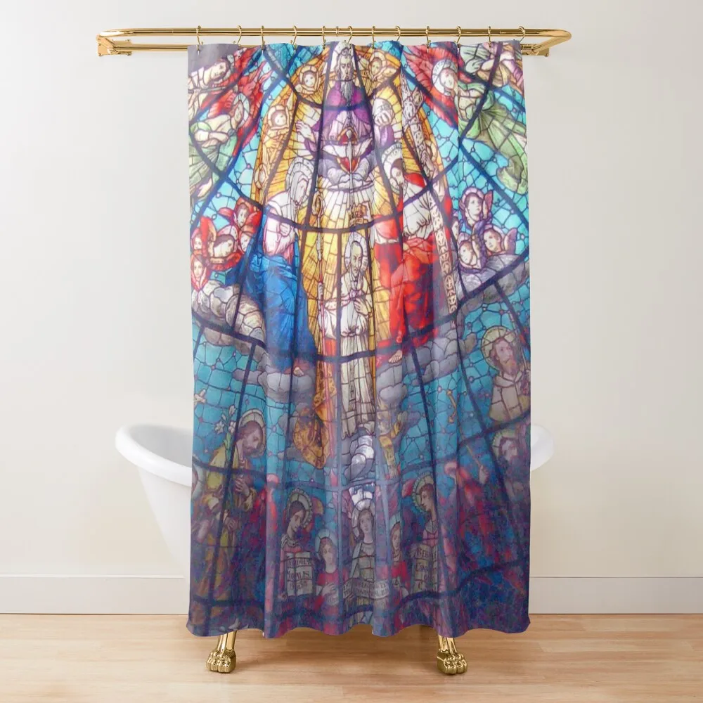 

Saint Alphonsus Ligouri Shower Curtain Waterproof Bath And Anti-Mold Bathroom Shower Set Toilet Accessories Bathroom Curtain