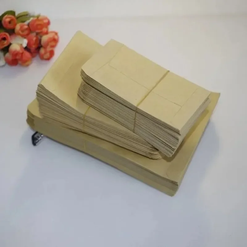 Hot Sell 100Pcs 6*10cm Brown Kraft Paper Seed Bags Vertical Envelope Style Isolation Sack Protective Seed Storage Packaging Pou