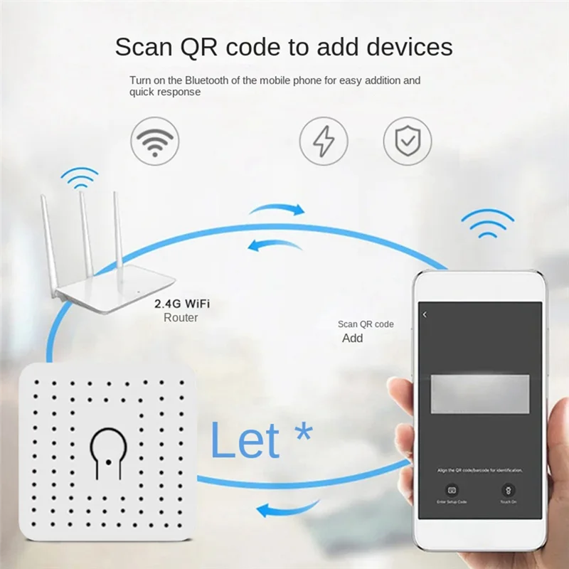 Voor Matter 16A Smart Wifi-schakelaar Eén open dubbele bediening Schakelaars Mini Smart Breaker Spraakbesturing Werk met eenvoudig te installeren