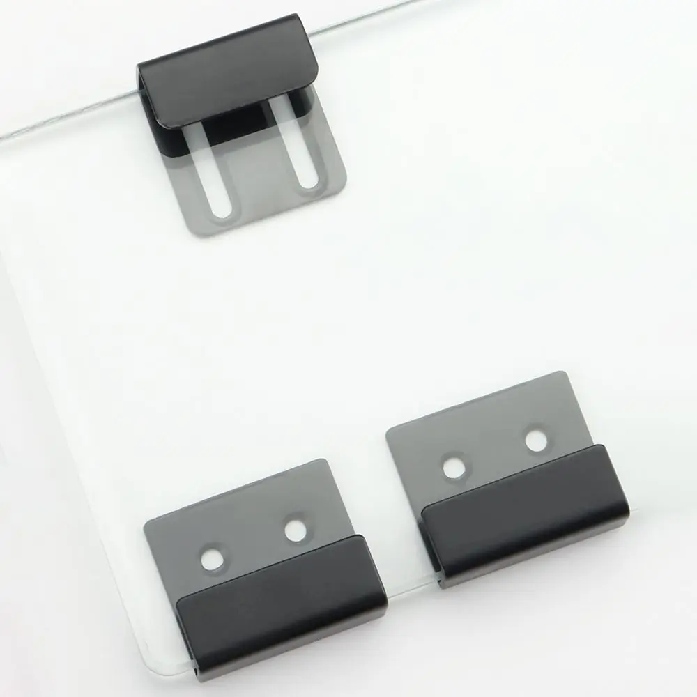2Pcs Hook accessories U shape Mirror Support Hanging Code Hanging Tile Bracket Wall Fixing Clip Display Buckle Corner
