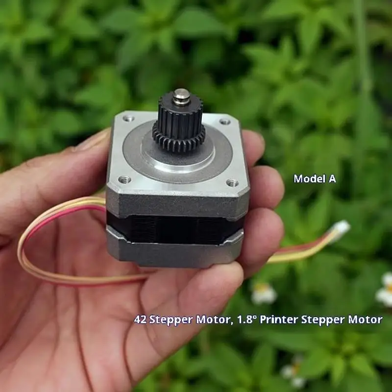 New 42 Stepper Motor 2 Phase 4 Wire 1.8 Degree Ball Oil Bearing Precision Motor For 3D Printer CNC Robot Engraving Machine