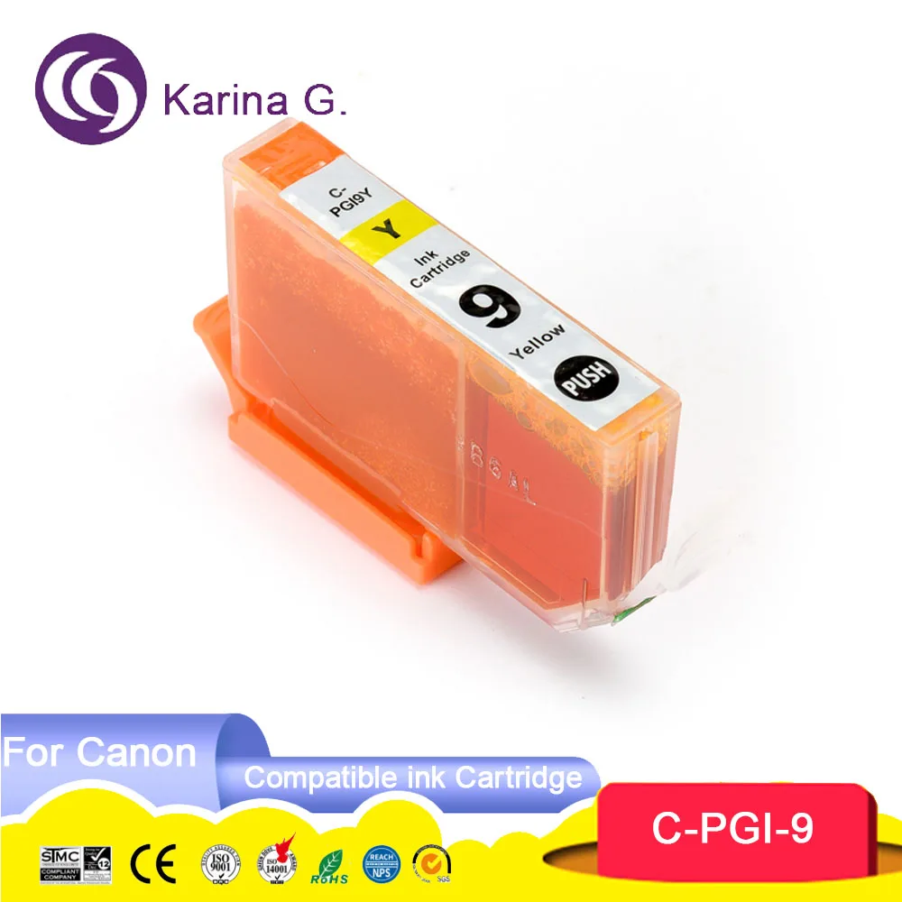 PGI-9 PGI9 For Canon PGI-9 With Chip Compatible Ink Cartridge For Canon MX7600/iX7000/IX7000 RFB MX7600/Pro9500