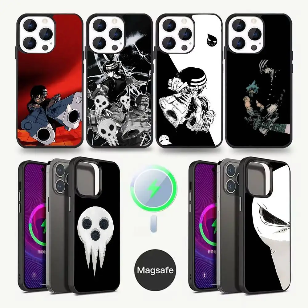 

Death the Kid Phone Case For iPhone 16,15,14,13,12,11,Pro,Max,Plus,Mini,Magsafe,Magnetic Wireless Charging Case