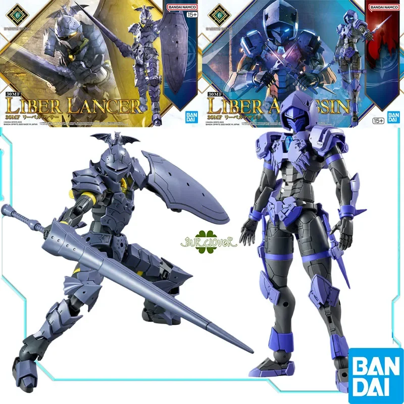 

Original Bandai 30 MINUTES FANTASY LIBER ASSASSIN LIBER LANCER Anime Action Figure Assembly Model 30MF Toys Gifts