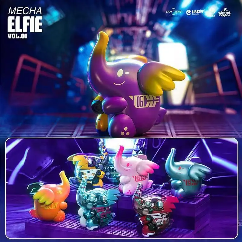 

Оригинальная серия LAMTOYS Mecha Elephant, слепая коробка, коллекционные аниме-фигурки, загадочная игрушка, кукла, милое украшение для стола, уникальные подарки