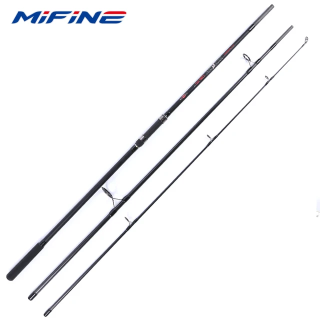 MIFINE PAROSSA CARP SPIN 3.5LB wędka na przynętę 3.6M/3.9M średnio szybka wędka spinningowa z włókna węglowego podróżna wędka do surfowania