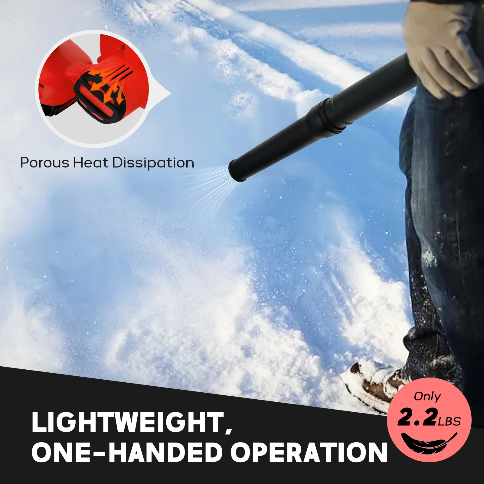 منفاخ أوراق الشجر اللاسلكي بدون فرش منفاخ هواء في موقع العمل 6 سرعات 2 في 1 منفاخ كهربائي ومكنسة كهربائية لبطارية ميلووكي 18 فولت