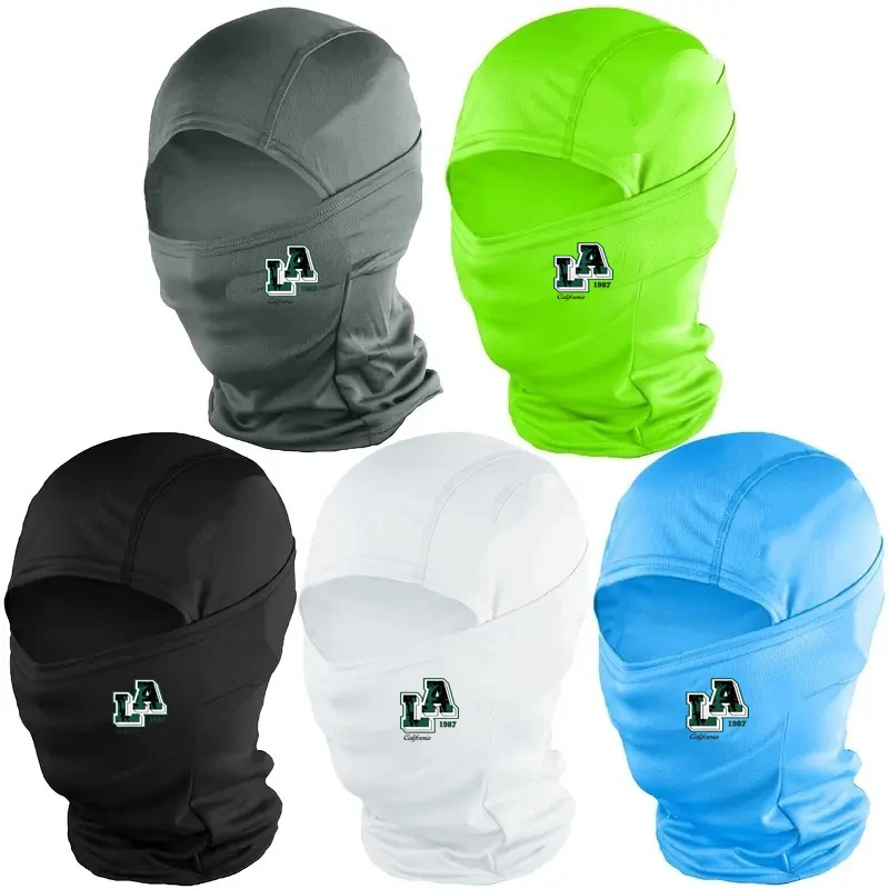 1/5PC full face Balaclava, multiple colors, embroidered with 